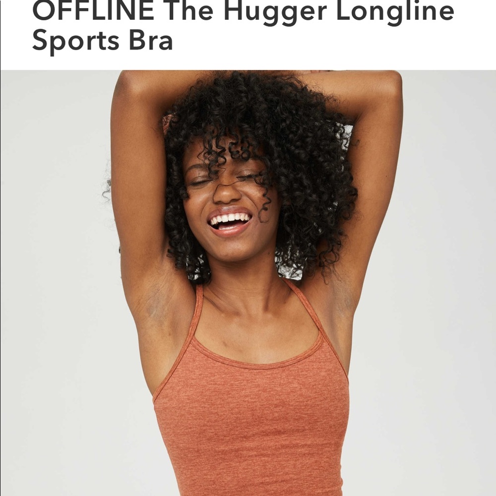 AERIE OFFLINE The Hugger Longline Sports Bra